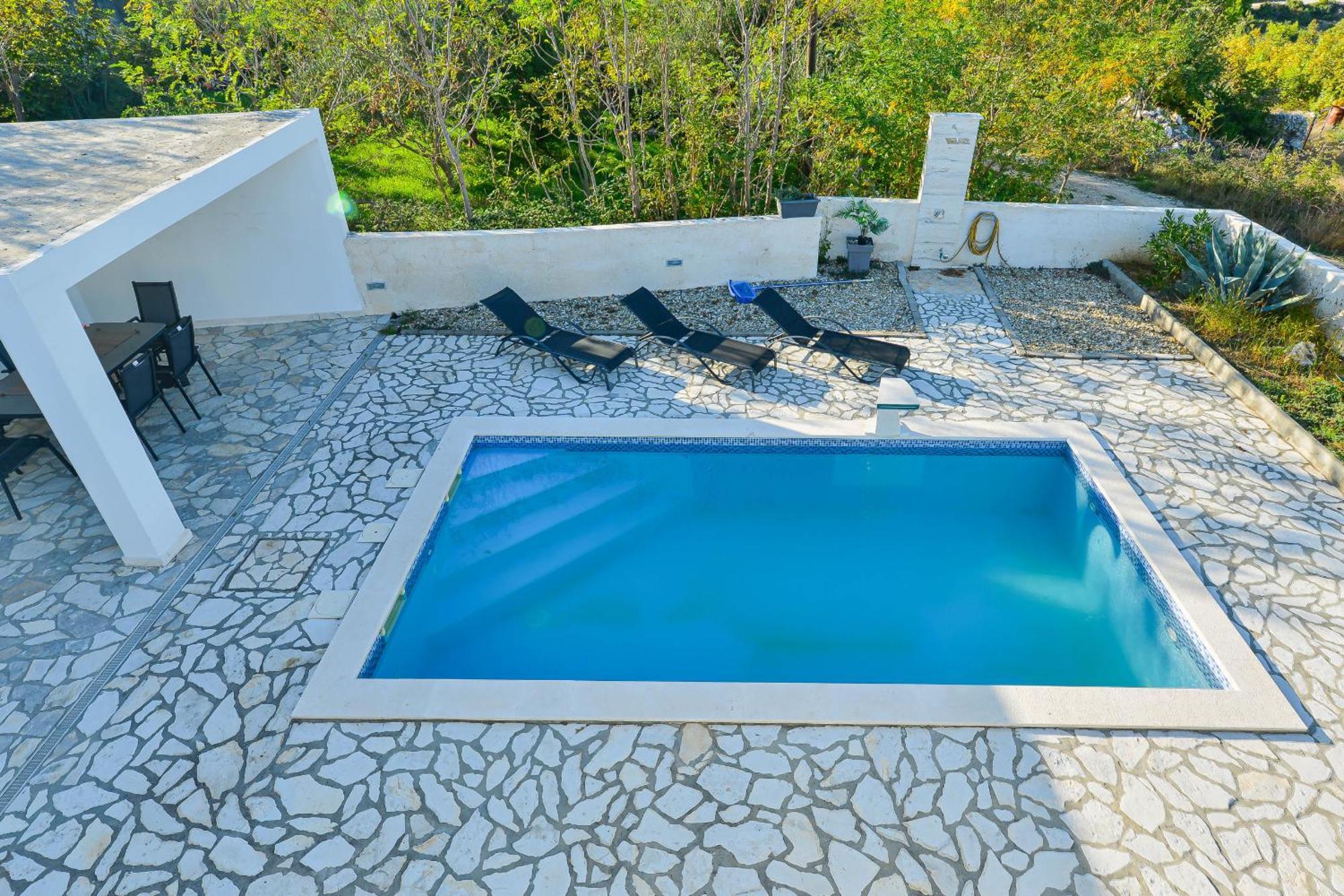 Villa Anna With Pool, Zadar County Vinjerac Esterno foto