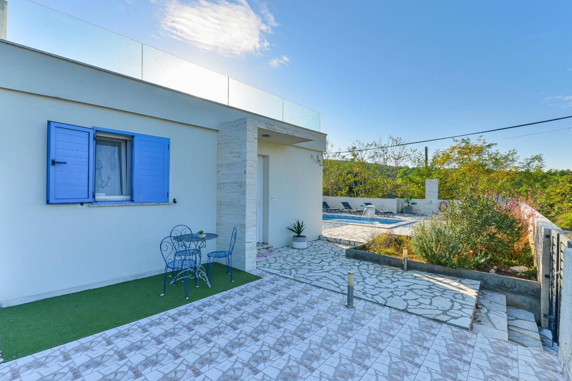 Villa Anna With Pool, Zadar County Vinjerac Esterno foto