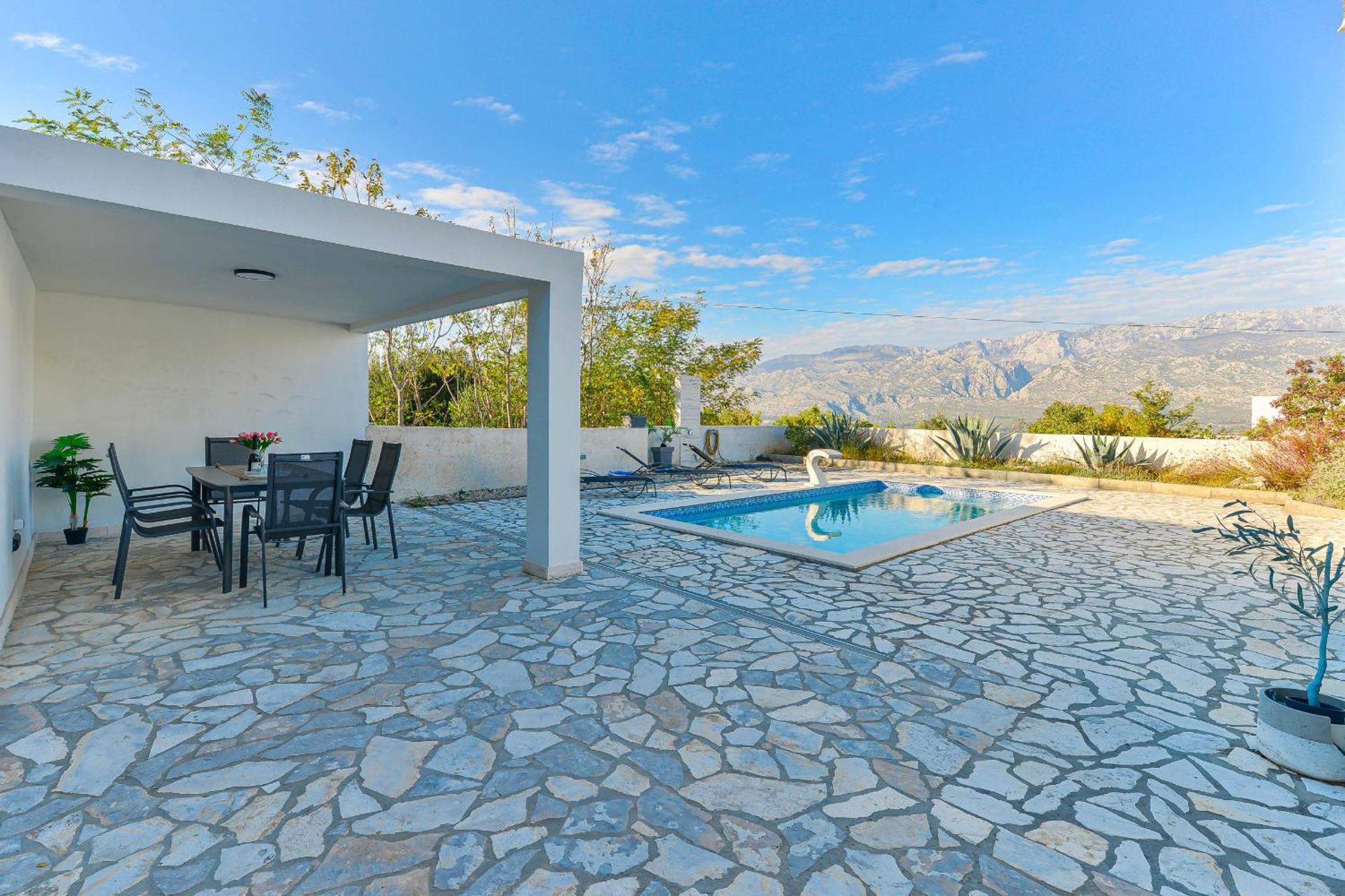 Villa Anna With Pool, Zadar County Vinjerac Esterno foto