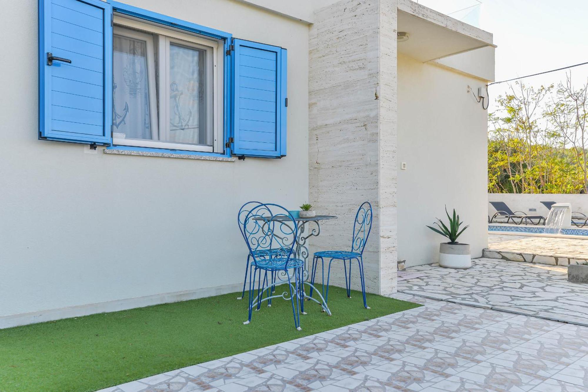 Villa Anna With Pool, Zadar County Vinjerac Esterno foto