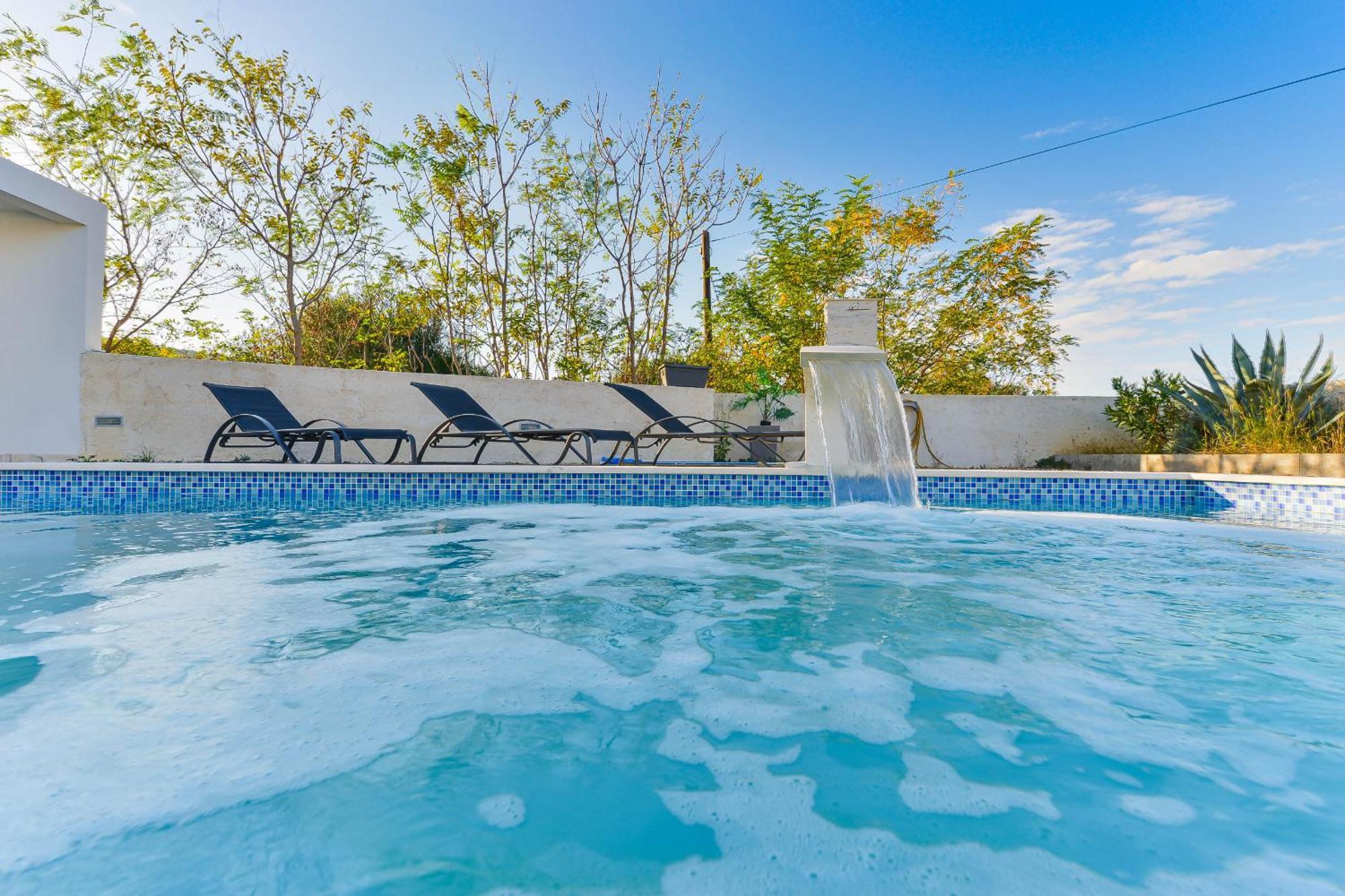 Villa Anna With Pool, Zadar County Vinjerac Esterno foto