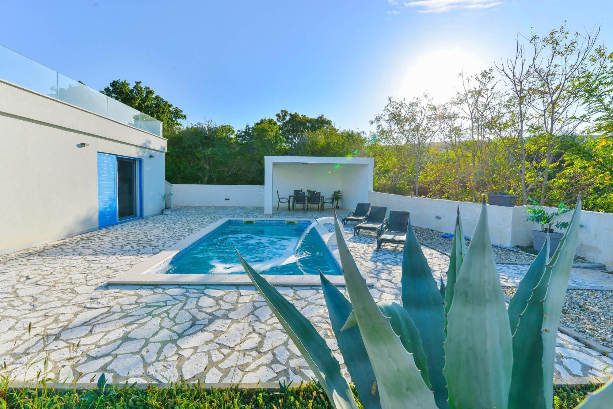 Villa Anna With Pool, Zadar County Vinjerac Esterno foto